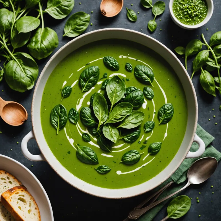 Суп со шпинатом: полезное и вкусное решение для вашего рациона