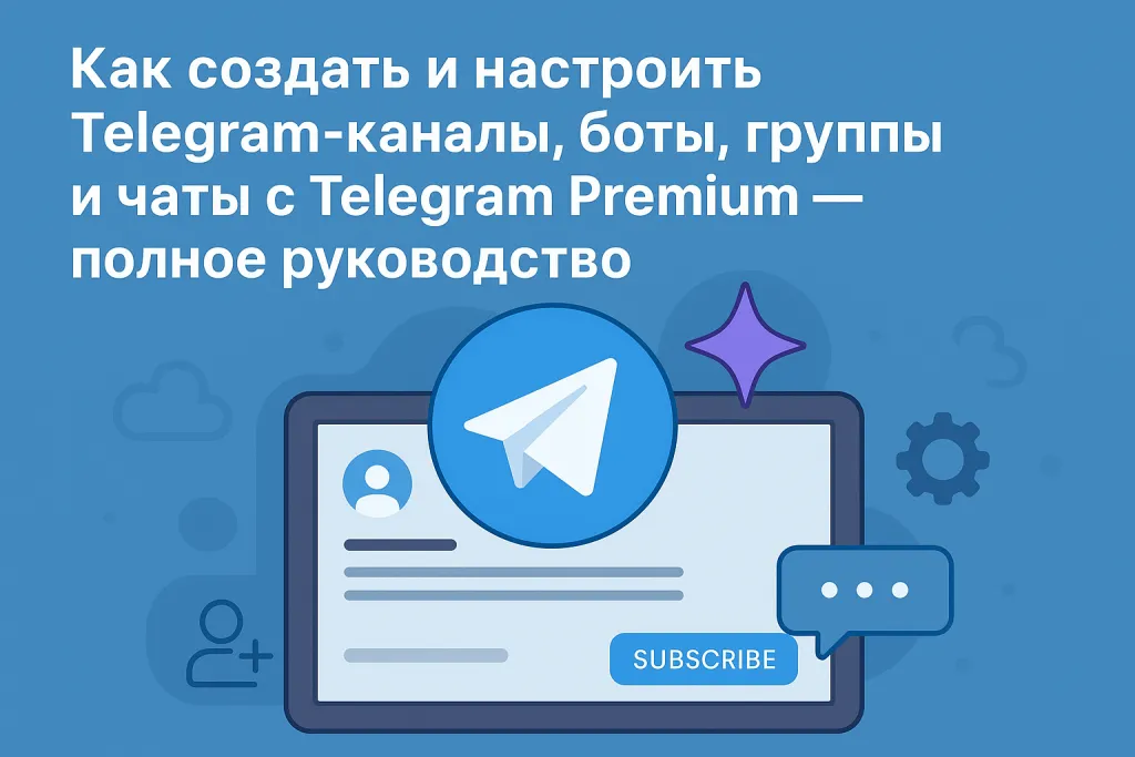 Как создать и настроить Telegram-каналы, боты, группы и чаты с Telegram Premium — полное руководство