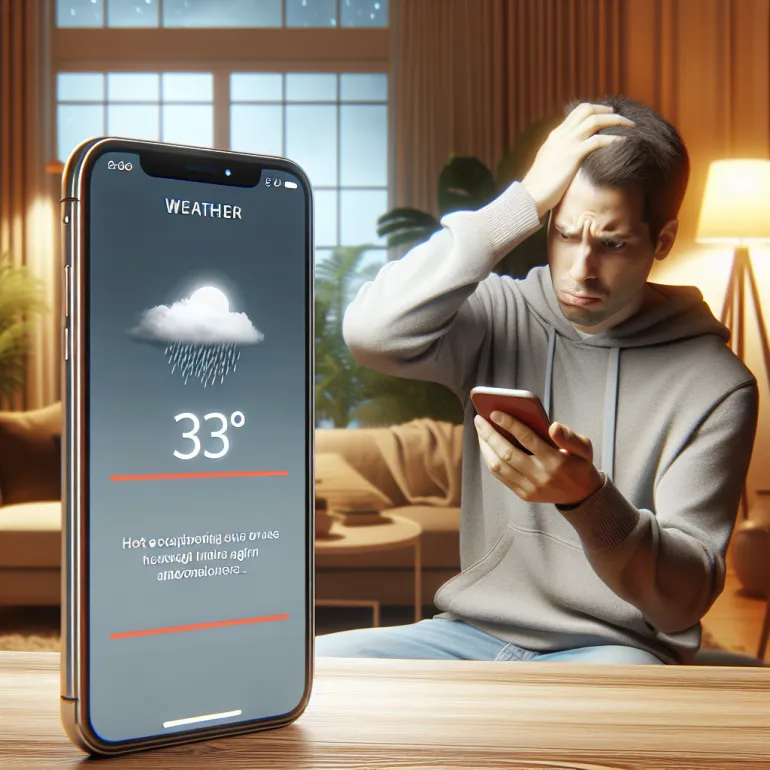 Почему не работает погода на айфоне: причины и решения