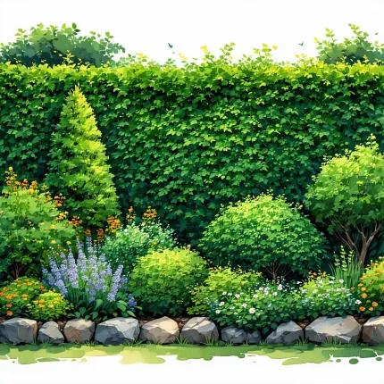 Лучшие растения для живой изгороди